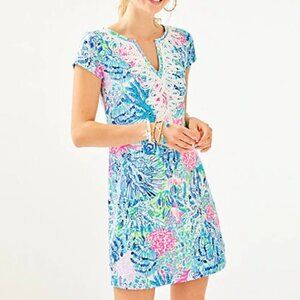 Lilly Pulitzer - Brewster Dress Multi Sink or Swim - sz M